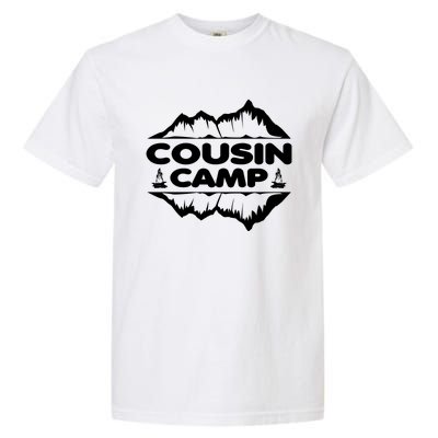 Cousin Camp Family Camping Summer Vacation Crew Family Trip Cool Gift Garment-Dyed Heavyweight T-Shirt