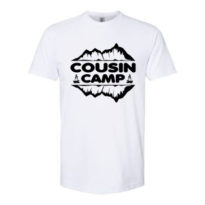 Cousin Camp Family Camping Summer Vacation Crew Family Trip Cool Gift Softstyle CVC T-Shirt