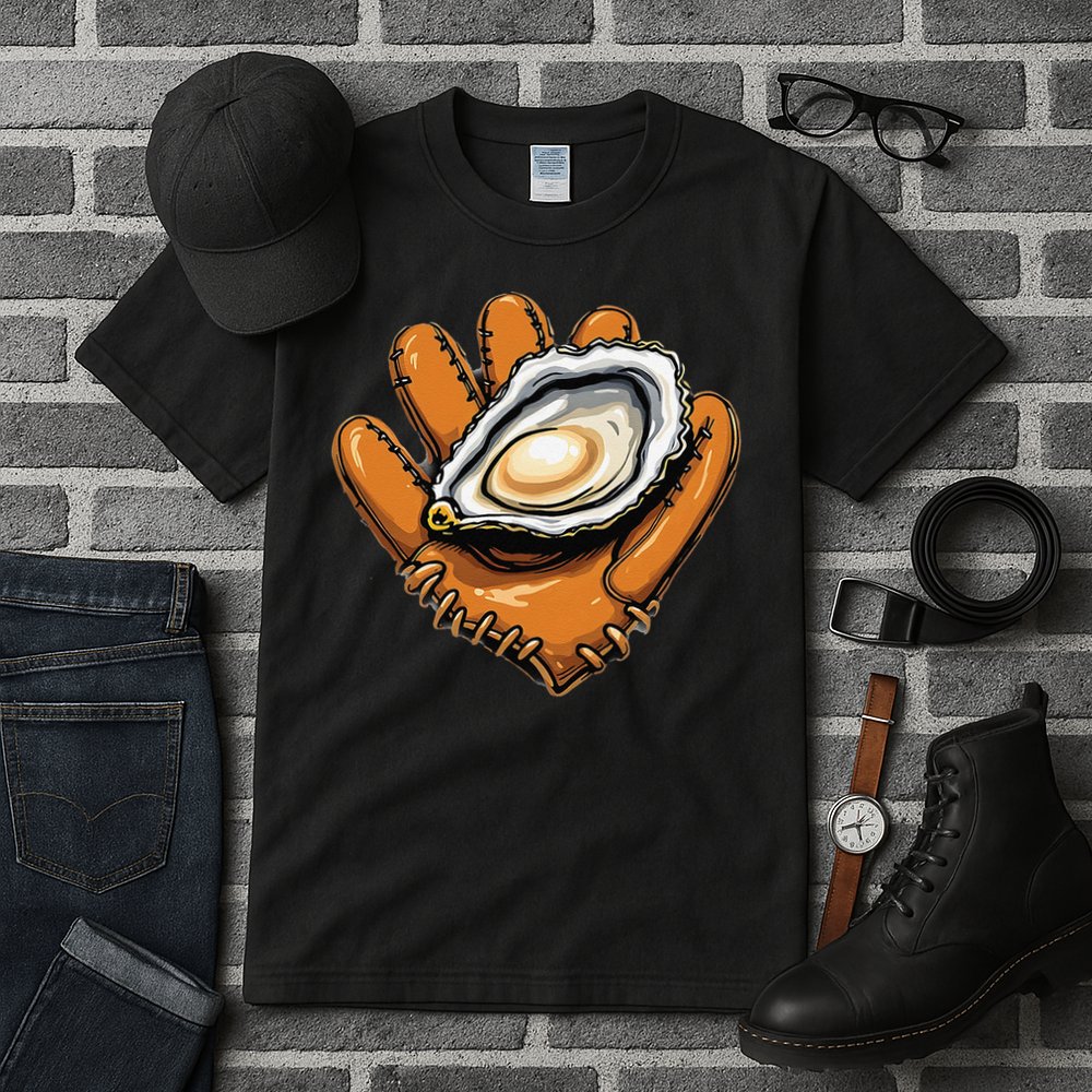 Chesapeake Catchers Funny Baseball Oyster Seafood Lovers Tall T-Shirt