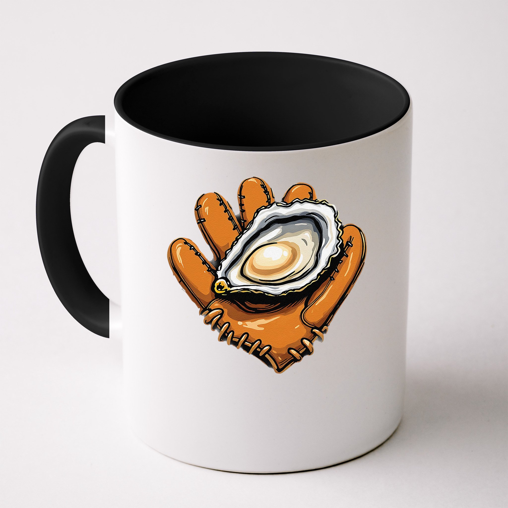 Chesapeake Catchers Funny Baseball Oyster Seafood Lovers Mug