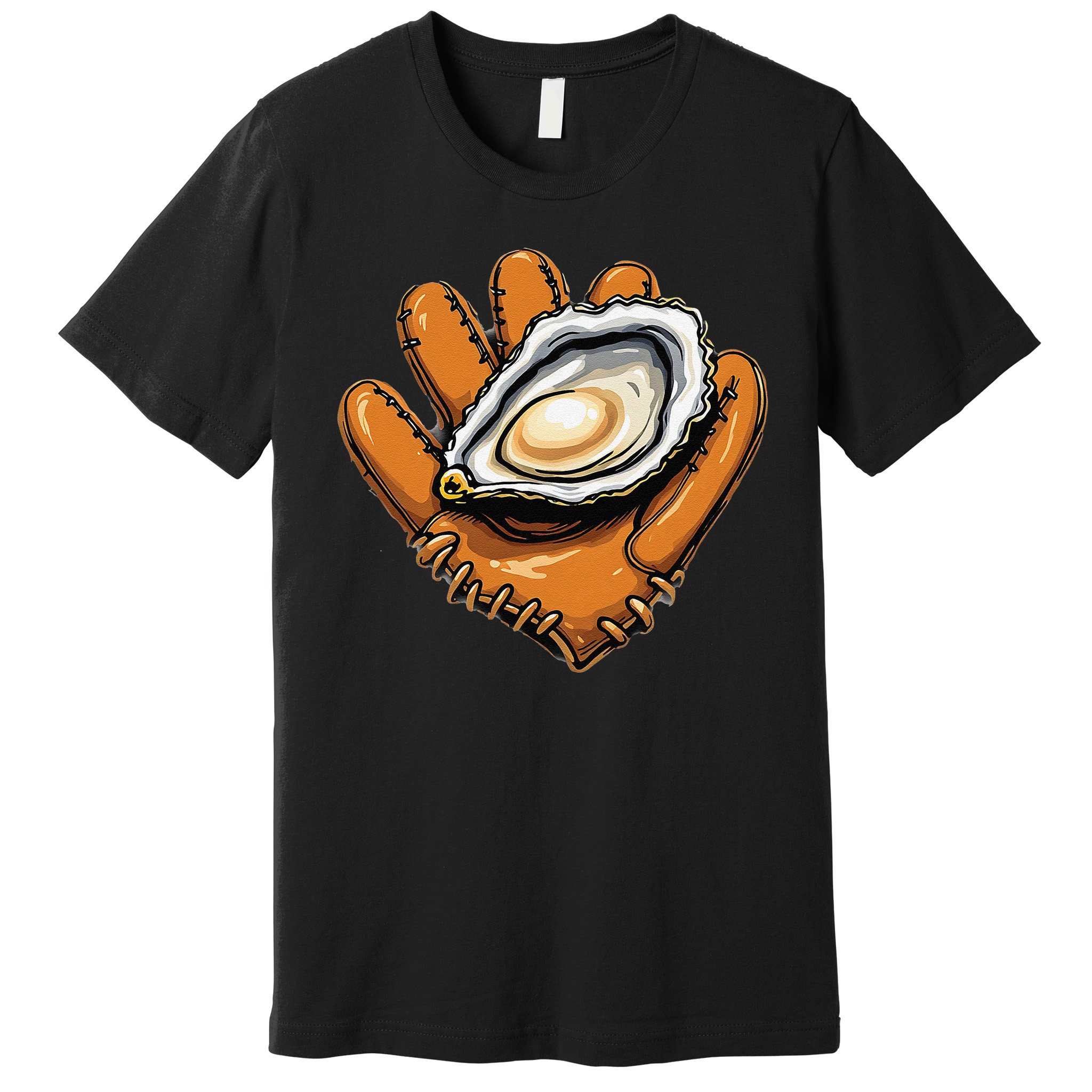 Chesapeake Catchers Funny Baseball Oyster Seafood Lovers Premium T-Shirt