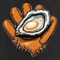 Chesapeake Catchers Funny Baseball Oyster Seafood Lovers Hat