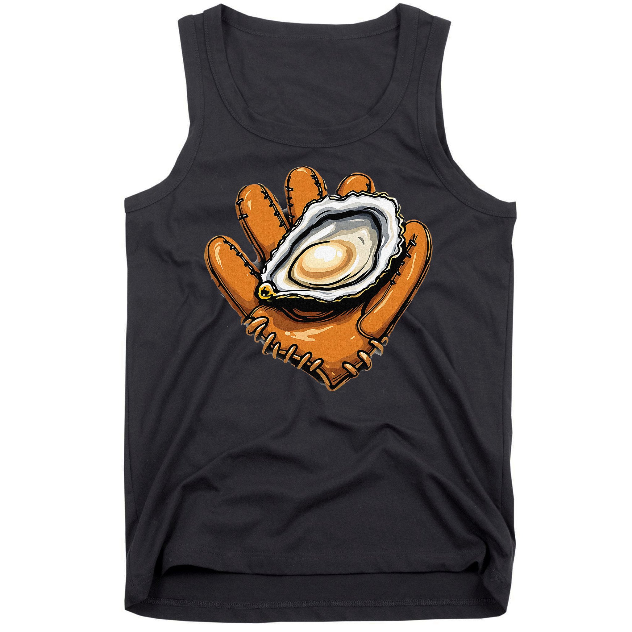 Chesapeake Catchers Funny Baseball Oyster Seafood Lovers Tank Top