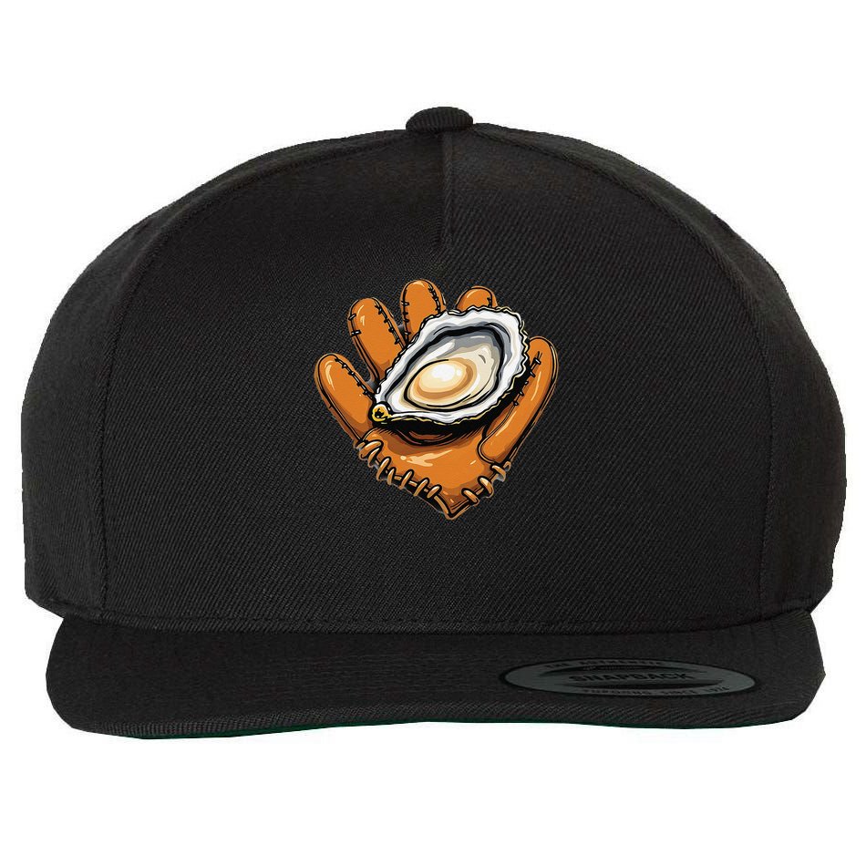 Chesapeake Catchers Funny Baseball Oyster Seafood Lovers Wool Snapback Cap
