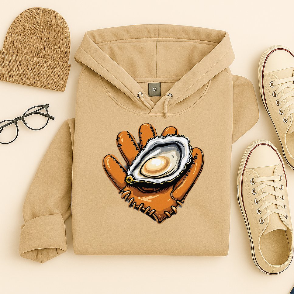 Chesapeake Catchers Funny Baseball Oyster Seafood Lovers Hoodie