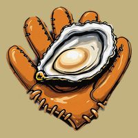 Chesapeake Catchers Funny Baseball Oyster Seafood Lovers Hoodie