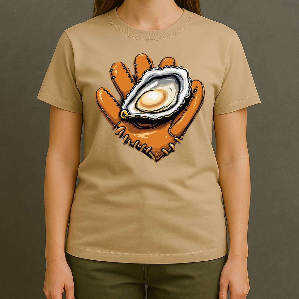 Chesapeake Catchers Funny Baseball Oyster Seafood Lovers T-Shirt