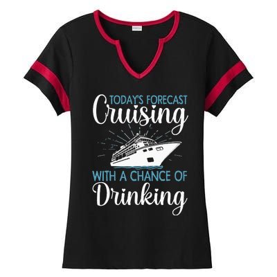 Cool Cruising For Family Cruise Vacation Lover Ladies Halftime Notch Neck Tee