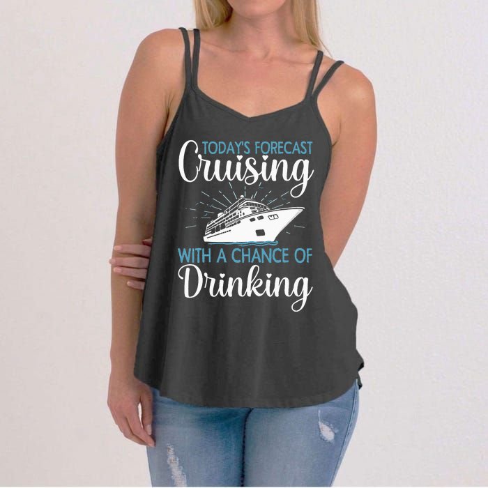 Cool Cruising For Family Cruise Vacation Lover Women's Strappy Tank