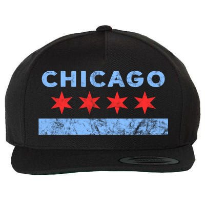 Chicago - Chicago Flag Sweatshirt Sweatshirt Wool Snapback Cap