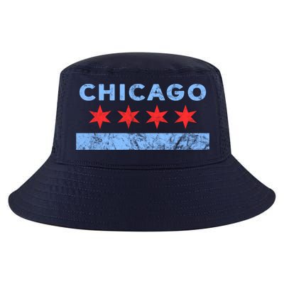 Chicago - Chicago Flag Sweatshirt Sweatshirt Cool Comfort Performance Bucket Hat