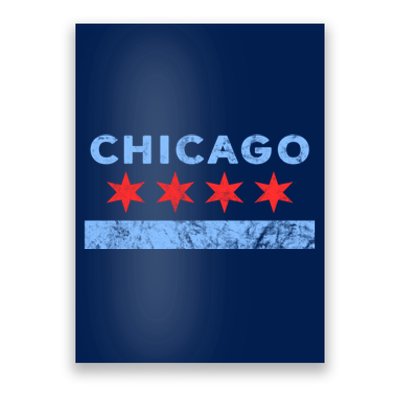 Chicago - Chicago Flag Sweatshirt Sweatshirt Poster