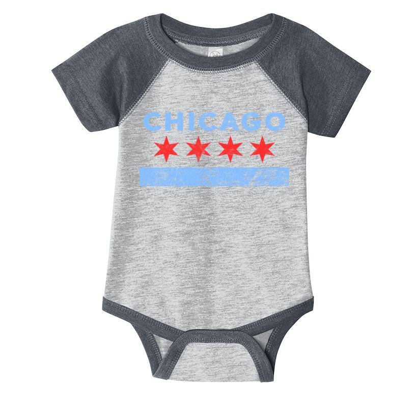 Chicago - Chicago Flag Sweatshirt Sweatshirt Infant Baby Jersey Bodysuit