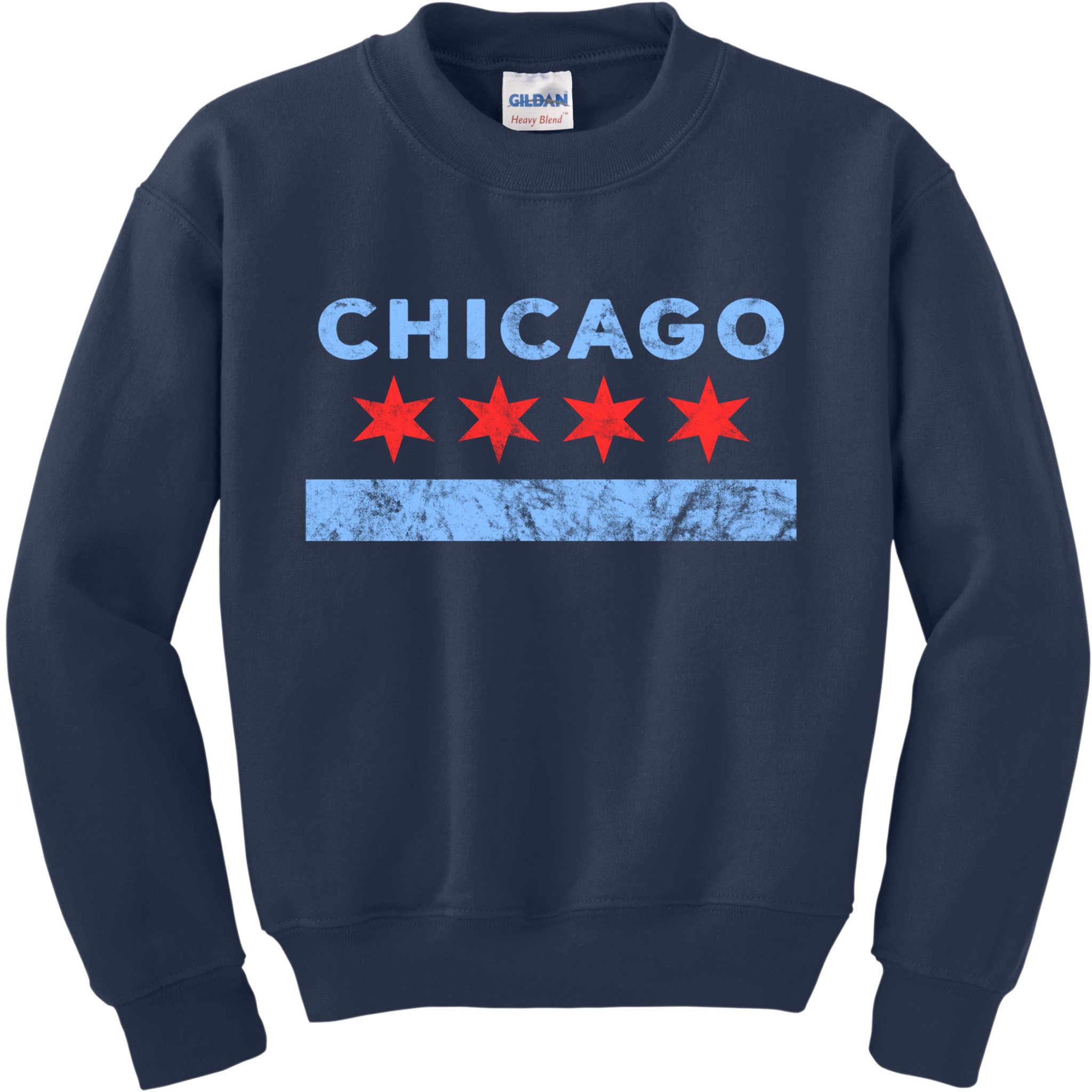 Chicago - Chicago Flag Sweatshirt Sweatshirt Kids Sweatshirt