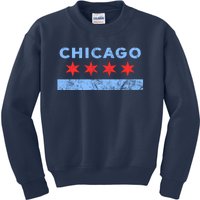 Chicago - Chicago Flag Sweatshirt Sweatshirt Kids Sweatshirt