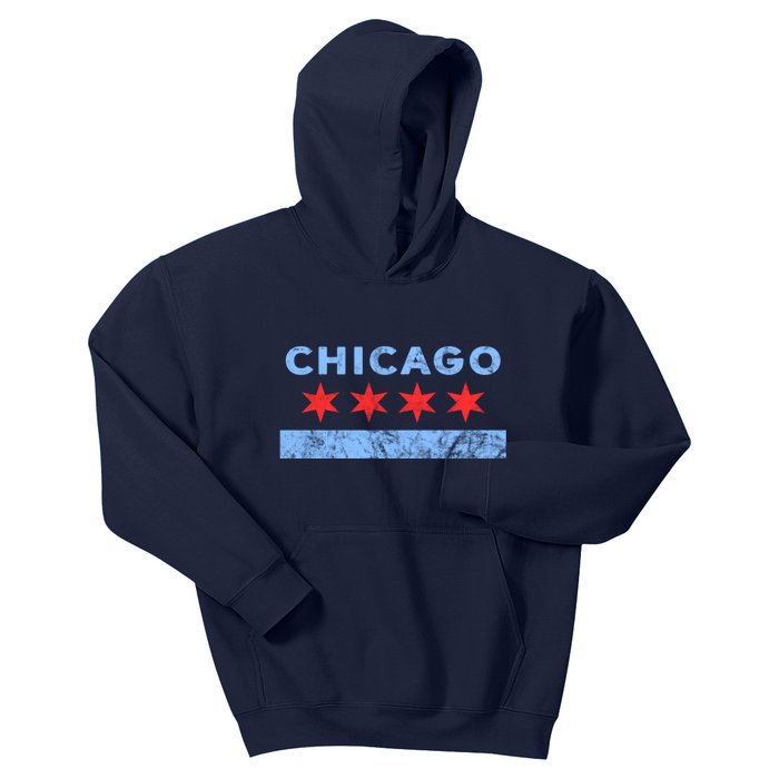 Chicago - Chicago Flag Sweatshirt Sweatshirt Kids Hoodie