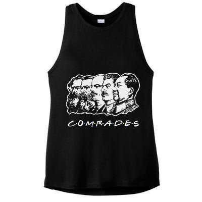 Communist Comrades Friends Communism Party Ladies PosiCharge Tri-Blend Wicking Tank