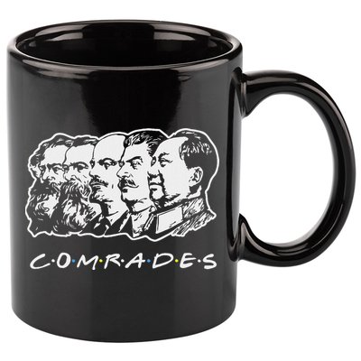 Communist Comrades Friends Communism Party 11oz C Handle Ceramic Mug