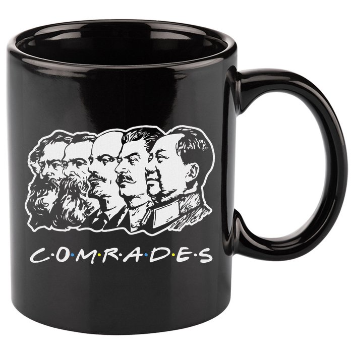 Communist Comrades Friends Communism Party 11oz C Handle Ceramic Mug