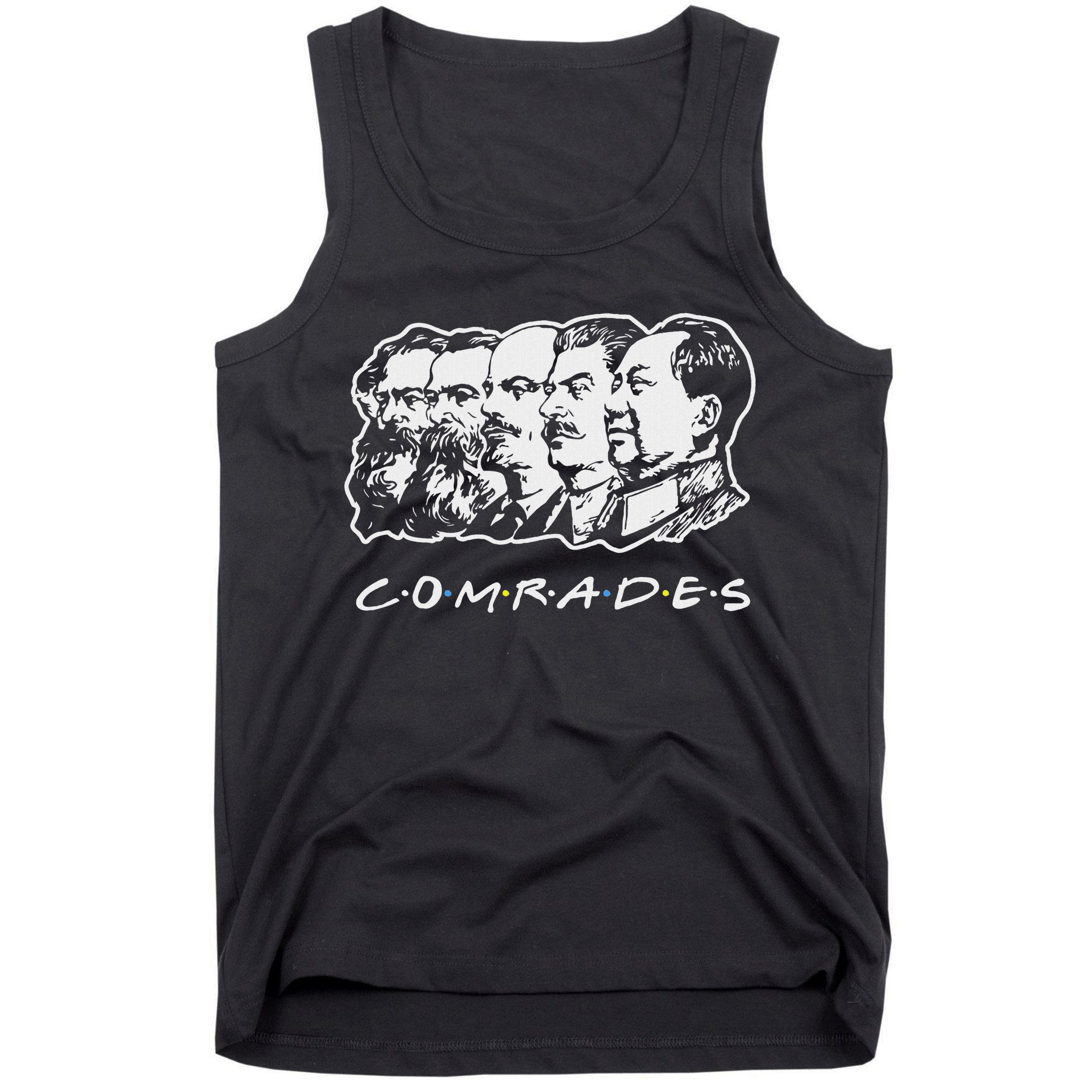 Communist Comrades Friends Communism Party Tank Top