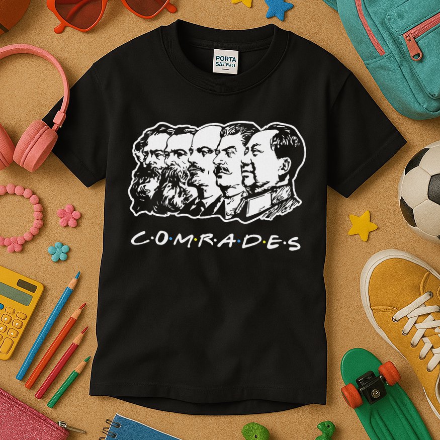 Communist Comrades Friends Communism Party Kids T-Shirt