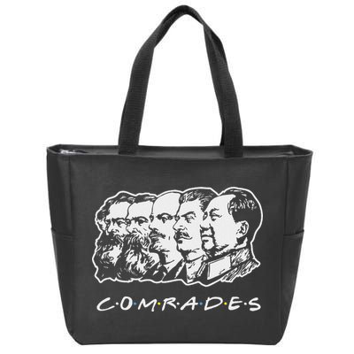 Communist Comrades Friends Communism Party Zip Tote Bag