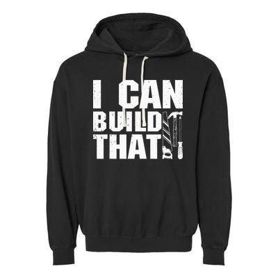 Cool Carpenter For Dad Carpenters Woodworker Handyman Garment-Dyed Fleece Hoodie