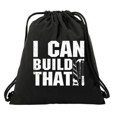 Cool Carpenter For Dad Carpenters Woodworker Handyman Drawstring Bag