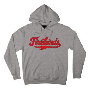 Carthage College Firebirds Classic Athletic Script Throwback Tall Hoodie