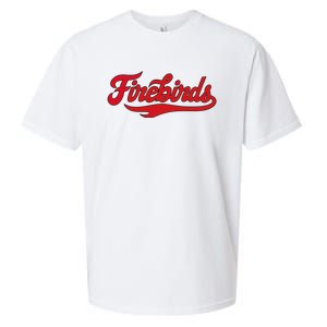 Carthage College Firebirds Classic Athletic Script Throwback Sueded Cloud Jersey T-Shirt