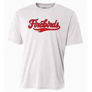 Carthage College Firebirds Classic Athletic Script Throwback Cooling Performance Crew T-Shirt