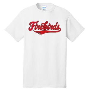 Carthage College Firebirds Classic Athletic Script Throwback Tall T-Shirt