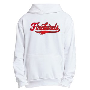 Carthage College Firebirds Classic Athletic Script Throwback Urban Pullover Hoodie