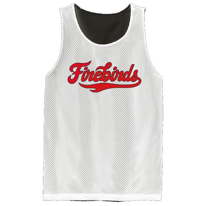 Carthage College Firebirds Classic Athletic Script Throwback Mesh Reversible Basketball Jersey Tank