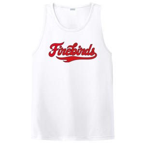 Carthage College Firebirds Classic Athletic Script Throwback PosiCharge Competitor Tank