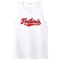 Carthage College Firebirds Classic Athletic Script Throwback PosiCharge Competitor Tank