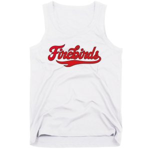 Carthage College Firebirds Classic Athletic Script Throwback Tank Top