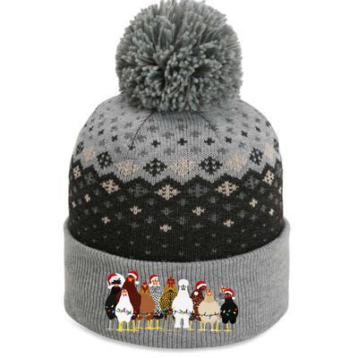 Christmas Chickens Farm Heifer Christmas The Baniff Cuffed Pom Beanie