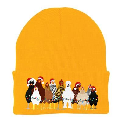 Christmas Chickens Farm Heifer Christmas Knit Cap Winter Beanie