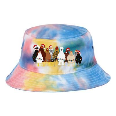 Christmas Chickens Farm Heifer Christmas Tie Dye Newport Bucket Hat