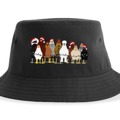 Christmas Chickens Farm Heifer Christmas Sustainable Bucket Hat