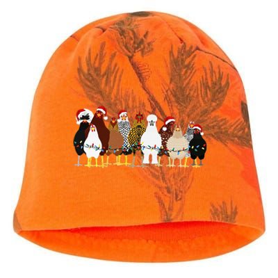 Christmas Chickens Farm Heifer Christmas Kati - Camo Knit Beanie