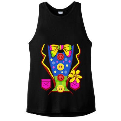 Clown Costume For Funny Funny Halloween Outfit Circus Ladies PosiCharge Tri-Blend Wicking Tank