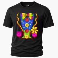 Clown Costume For Funny Funny Halloween Outfit Circus Cooling Performance Crew T-Shirt