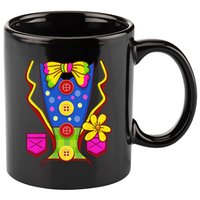 Clown Costume For Funny Funny Halloween Outfit Circus 11oz C Handle Ceramic Mug