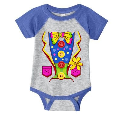Clown Costume For Funny Funny Halloween Outfit Circus Infant Baby Jersey Bodysuit