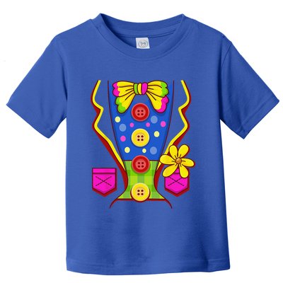 Clown Costume For Funny Funny Halloween Outfit Circus Toddler T-Shirt