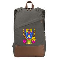 Clown Costume For Funny Funny Halloween Outfit Circus Cotton Canvas Backpack