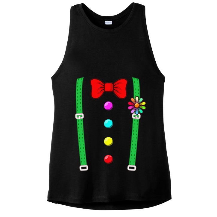 Clown Costume Funny Circus Halloween Costumes Ladies PosiCharge Tri-Blend Wicking Tank