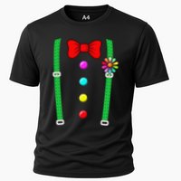 Clown Costume Funny Circus Halloween Costumes Cooling Performance Crew T-Shirt